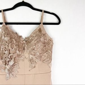 Windsor NWT Mauve Embroidered Lace Romper